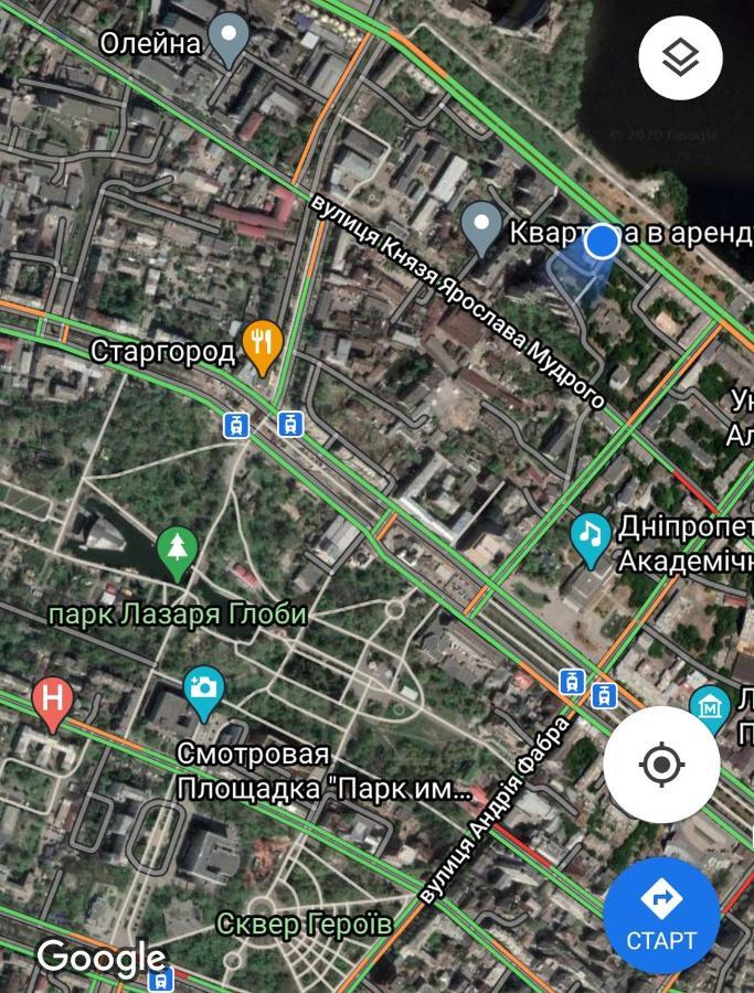 Апартаменти Оперний Театр У Самому Центрі Dnyipropetrovszk Kültér fotó